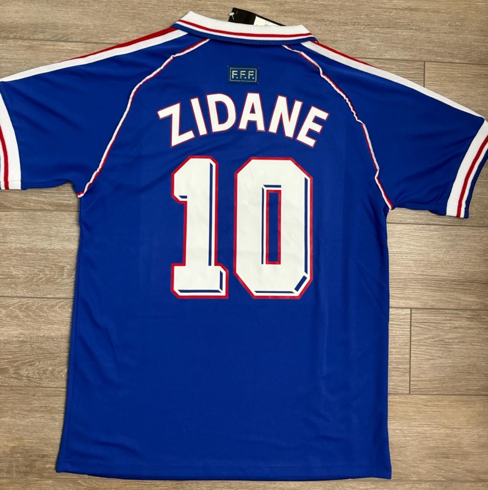 Jersey Soccer Sports Version Retro Team Francia 1998 Final World Cup